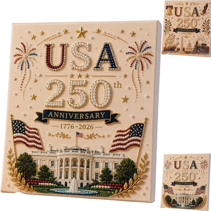 USA Anniversary Pearl Painting