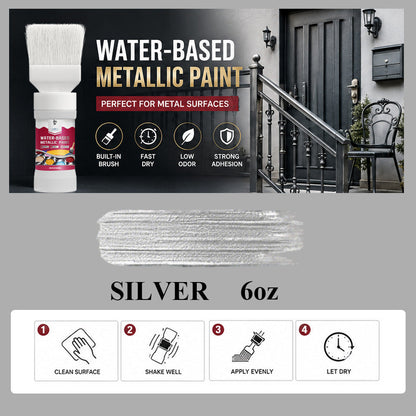 ⏳Time-Limited Special⏰Rust Converter Metallic Paint – One coat stops rust, no sanding, no fumes.  🔨🛡️