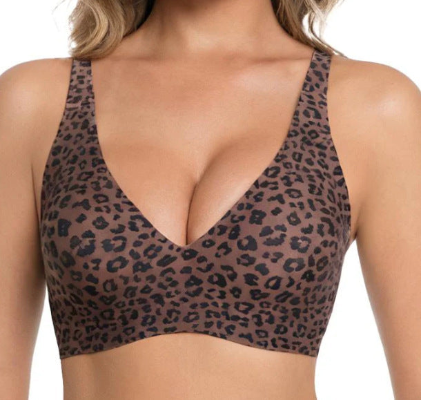 Women Jelly Bras Wirefree Full Coverage No Underwire Everyday Bras Comfortable Wireless Padded Tshirt Bra