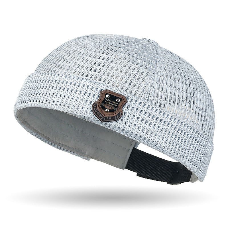 Lightweight Netting Beanie Breathable Cuffed Skull Cap for Summer Runs