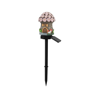 Solar Mushroom Cottage Light