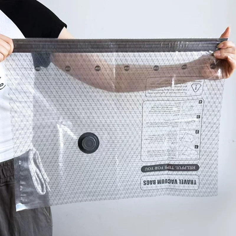 Travel Vacuum Storage Bags & Portable Pump Set