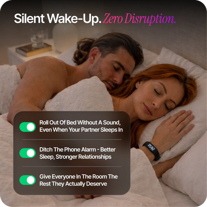 ⌚ Wrist-Worn Wake-Up Device for Heavy Sleepers- Silent Vibration Alarm Clock