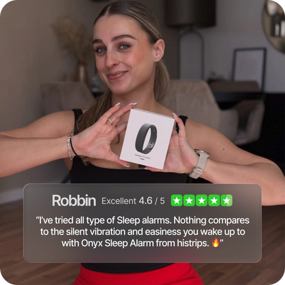 Silent Vibration Alarm Clock - Wrist-Worn Wake-Up Device for Heavy Sleepers