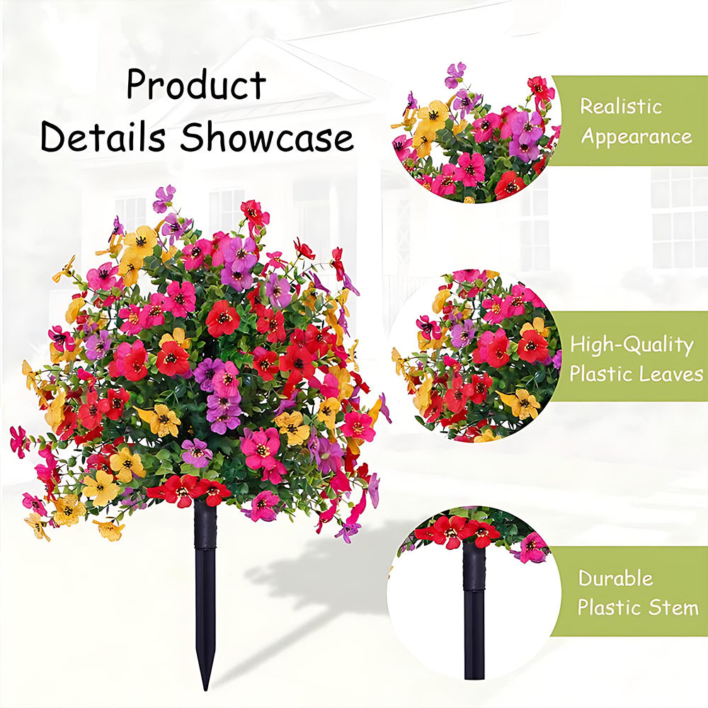Weatherproof & No-Fade Outdoor Hanging Flowers