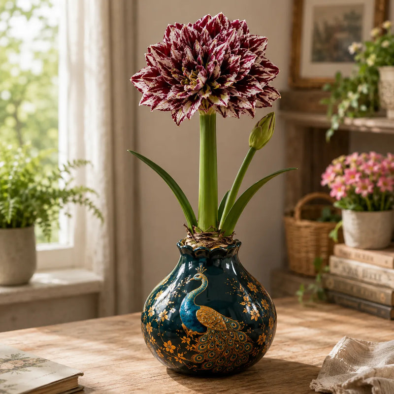 Waxed Double Amaryllis Bulbs No Soil, No Water, Just Watch It Grow