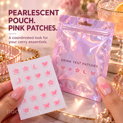 Cute Drink Test Patches, Nail Stickers for Party Safety Awareness