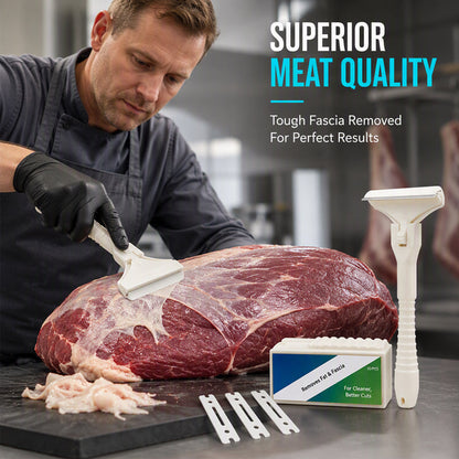 Heavy-Duty Meat Fat & Silver Skin Remover Tool