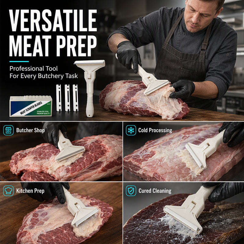 Heavy-Duty Meat Fat & Silver Skin Remover Tool