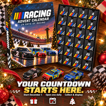 24-Day Racing Advent Calendar Daily Collectible Surprises for Motorsport Fans