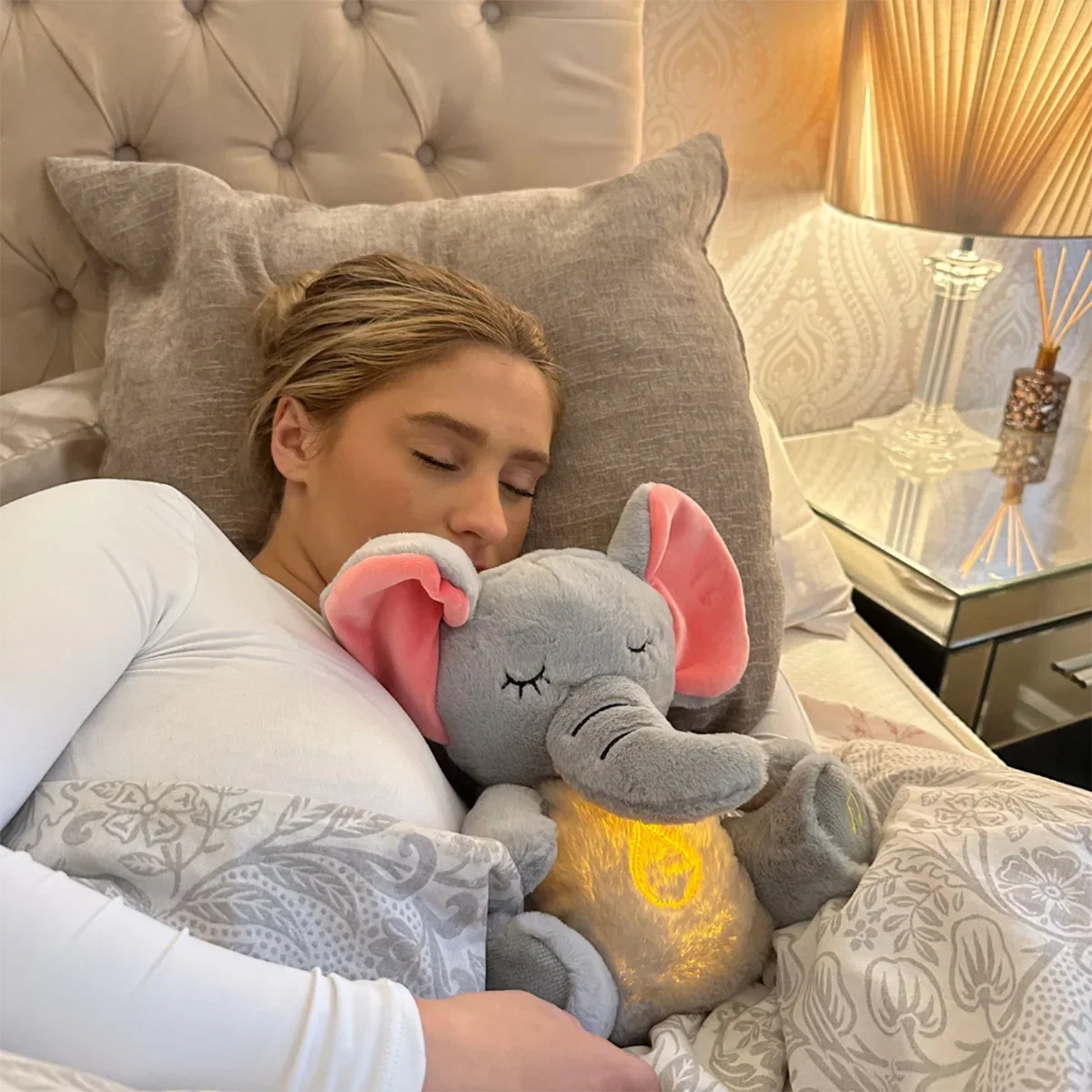 Breathing Elephant Sleep Plush