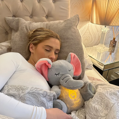 Breathing Elephant Sleep Plush