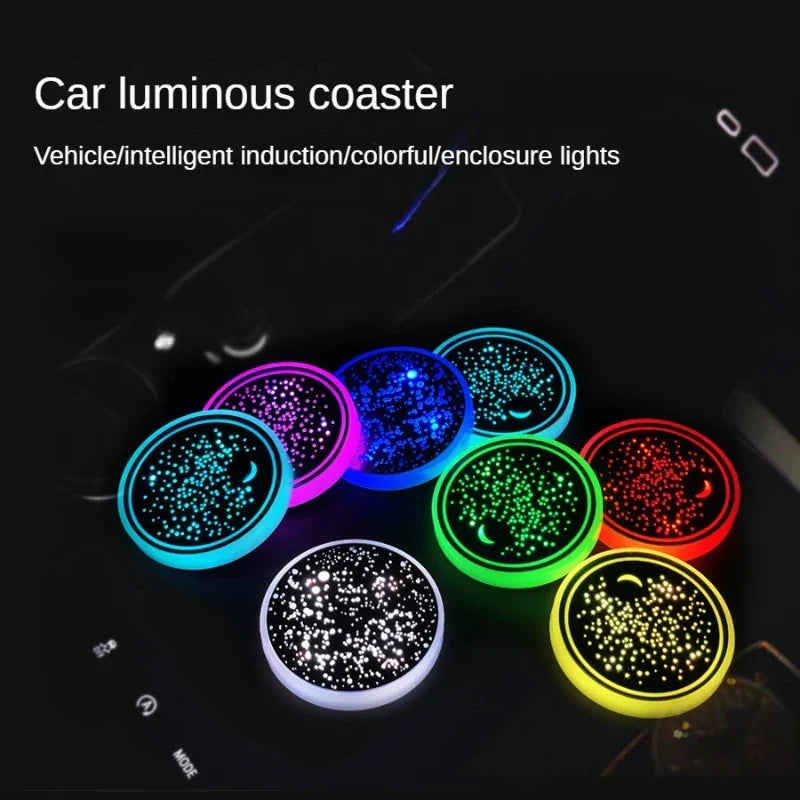 LED Car Cup Coasters