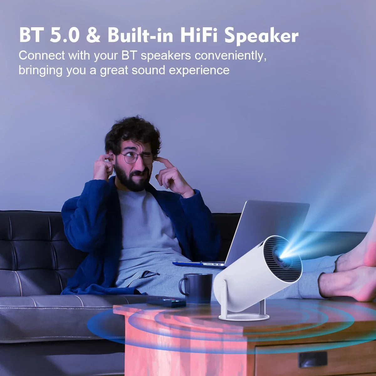 HY300 Pro Mini Projector