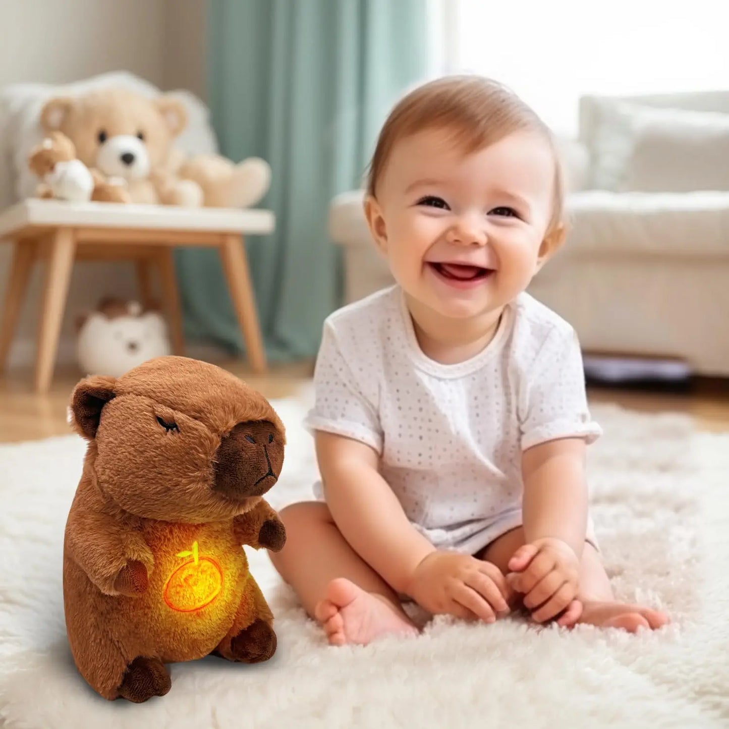 Breathing Capybara Sleep Plush