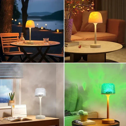 IP65 Waterproof Rotating Aurora Water Ripple Desk Lamp