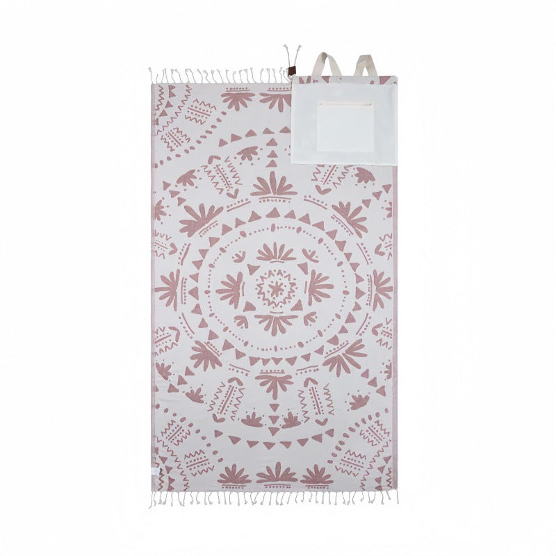 Sand Cloud 2 in 1 Towel Bag | Convertible Organic Turkish Cotton Beach Towel Backpack
