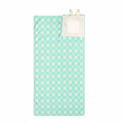 Sand Cloud 2 in 1 Towel Bag | Convertible Organic Turkish Cotton Beach Towel Backpack