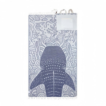 Sand Cloud 2 in 1 Towel Bag | Convertible Organic Turkish Cotton Beach Towel Backpack