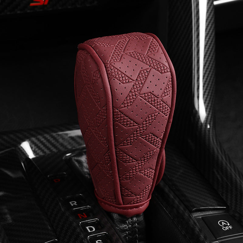 Sport Grip Leather Gear Shift Knob Cover