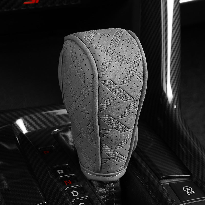 Sport Grip Leather Gear Shift Knob Cover