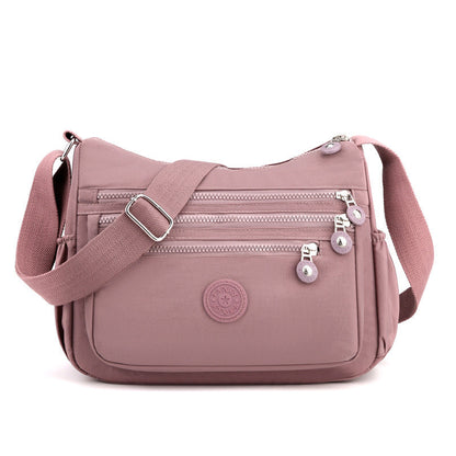 🎒 Multi-Pocket Campus Nylon Crossbody Bag！！！