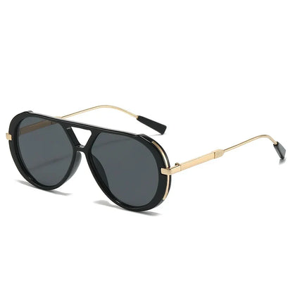 Retro Oversized Aviator Sunglasses | UV Protection & Iconic Style