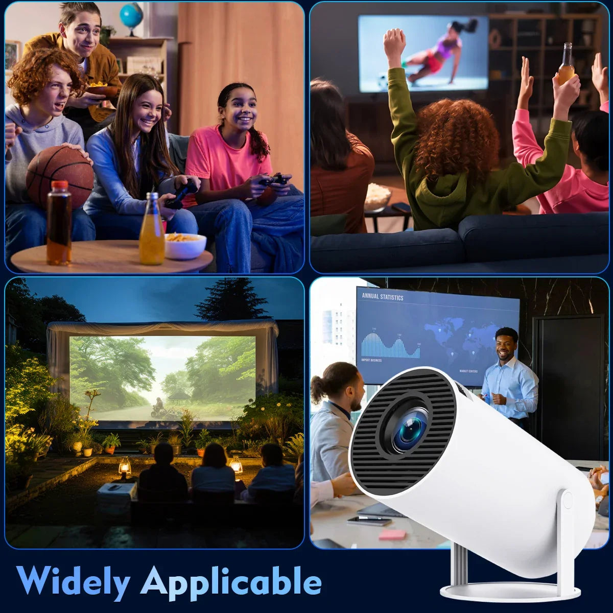 HY300 Pro Mini Projector