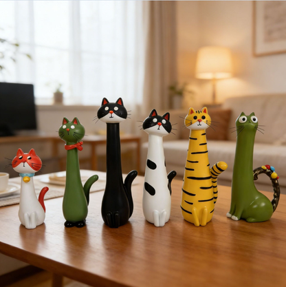 Handcrafted Quirky Cat Vase