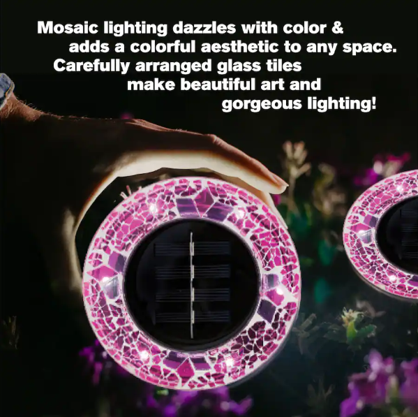 Solar Mosaic Lawn Lights