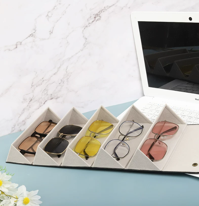 Six-Slot Sunglasses Travel Case