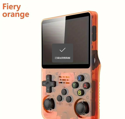 R36S Retro Handheld Game Console 3.5" IPS Screen, Linux System, 3000mAh Battery, Preloaded Games
