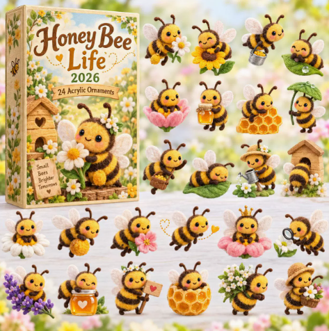 World of Bees 2026 Advent Calendar | 24 Unique Acrylic Ornaments