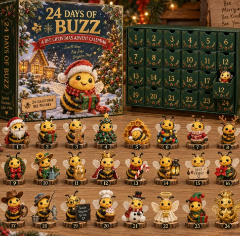 World of Bees 2026 Advent Calendar | 24 Unique Acrylic Ornaments