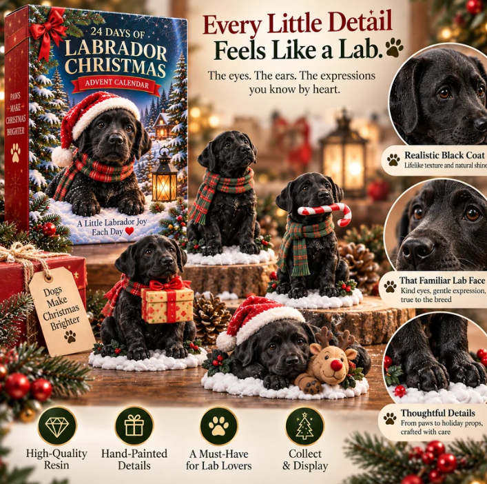 24 Days of Labrador Christmas Black Lab Advent Calendar