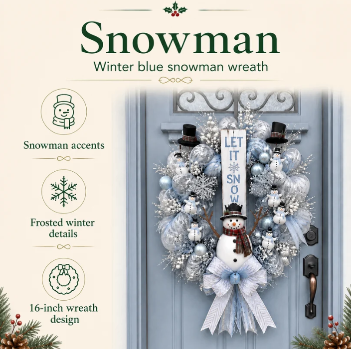 Merry Christmas Santa Wreath