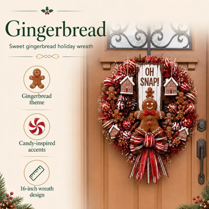 Merry Christmas Santa Wreath