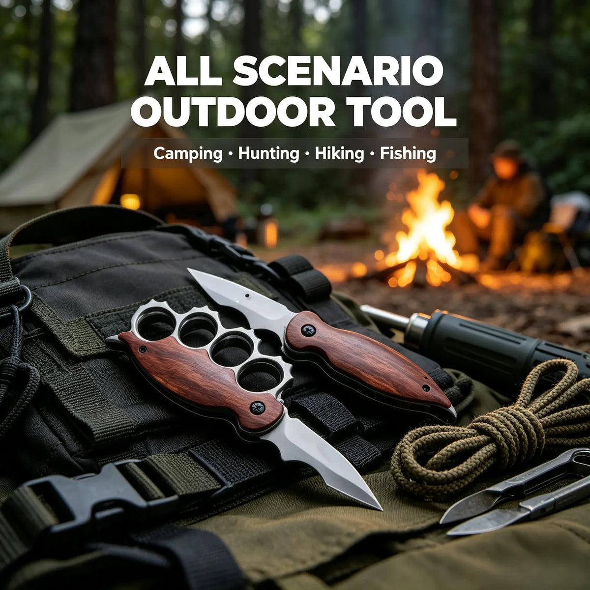 Tiger Finger Fist Tactical Folding Knife