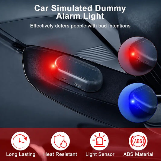 Solar Fake Car Alarm Light