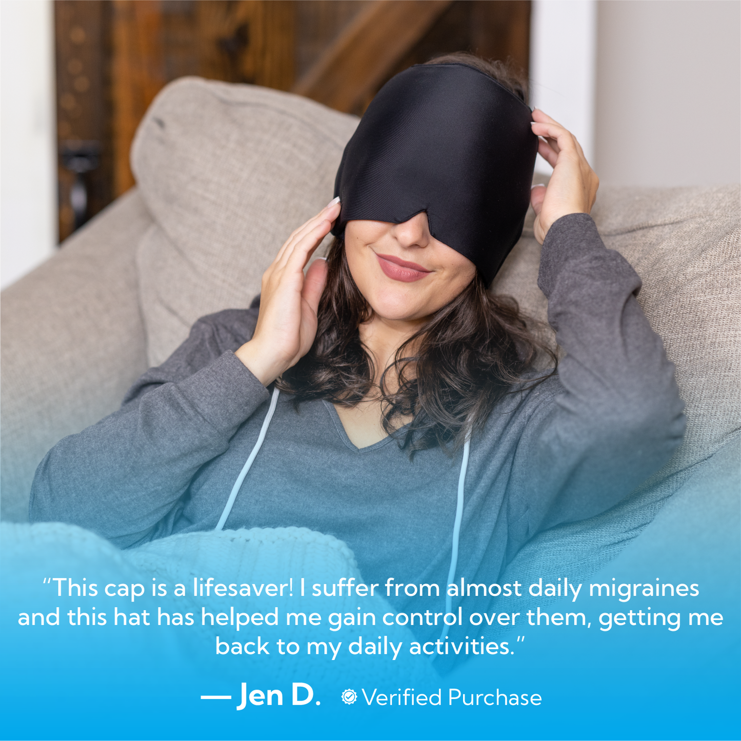 Wearable Cooling Head Wrap