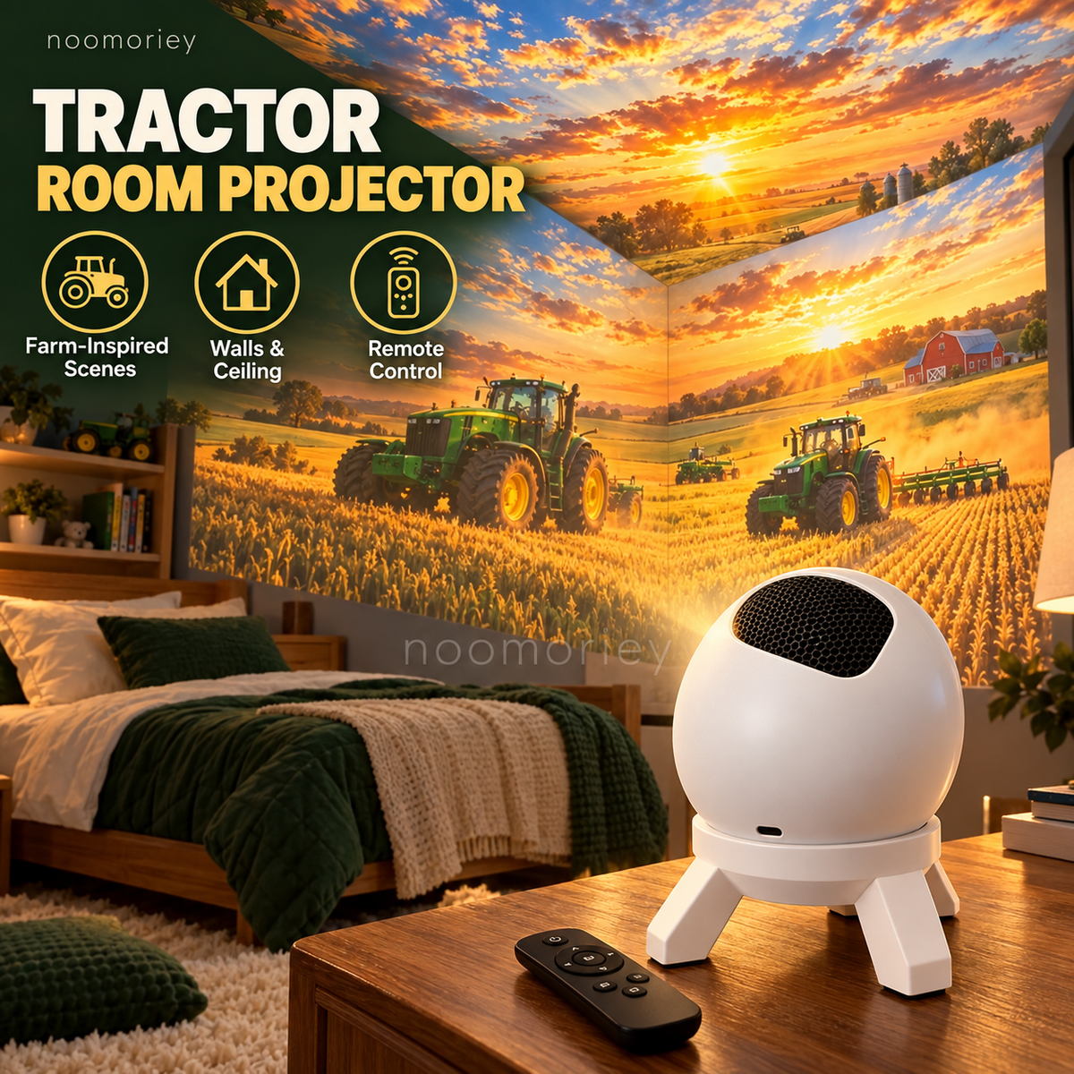 Tractor & Farm Scene Room Projector Wall & Ceiling D cor for Tractor Lovers