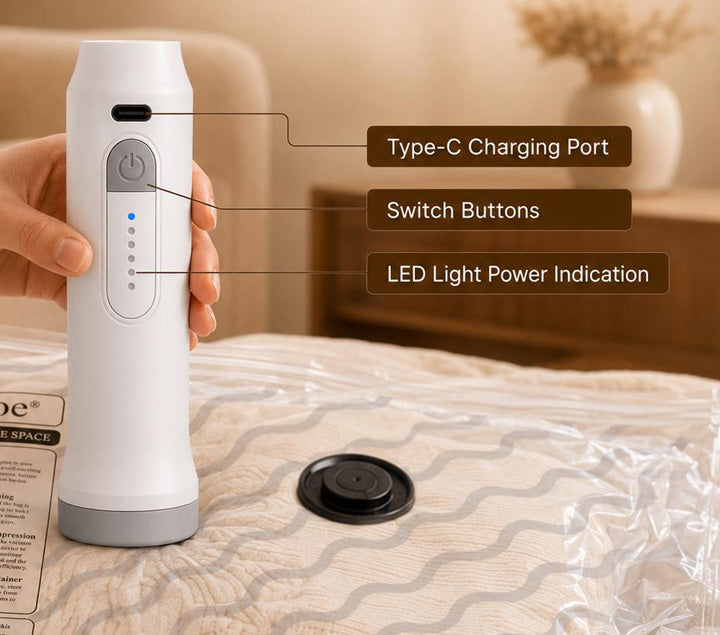 Type-C Rechargeable Compact Vacuum Pump