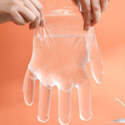 Wall-Mount Disposable Glove Dispenser with Food-Grade PE Gloves