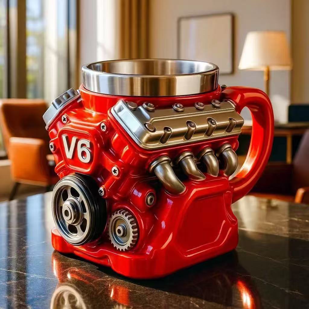 2026 Ultimate Engine Theme Gift Mug The Dream Choice for Car Enthusiasts