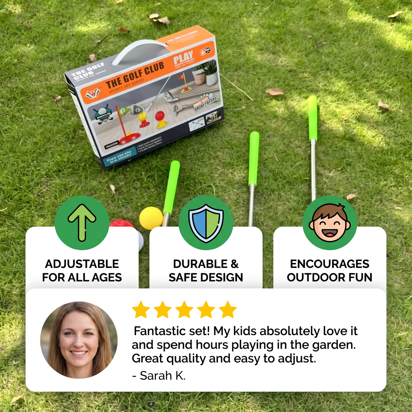Adjustable Kids Golf Set