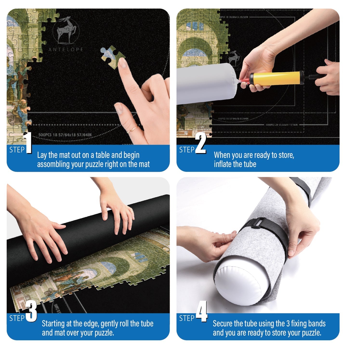Six-Piece Puzzle Mat Set