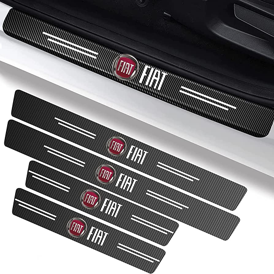 Door Sill Protectors with Logo Front Doors, Rear Doors & Trunk