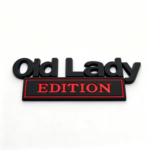 Year - Old Man Edition Car Emblem