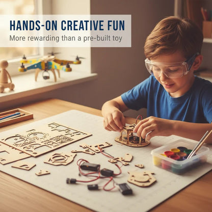 Kids Wooden Drone Kit