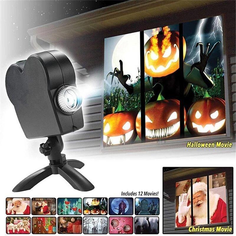 Halloween Pre- -Halloween Holographic Projection